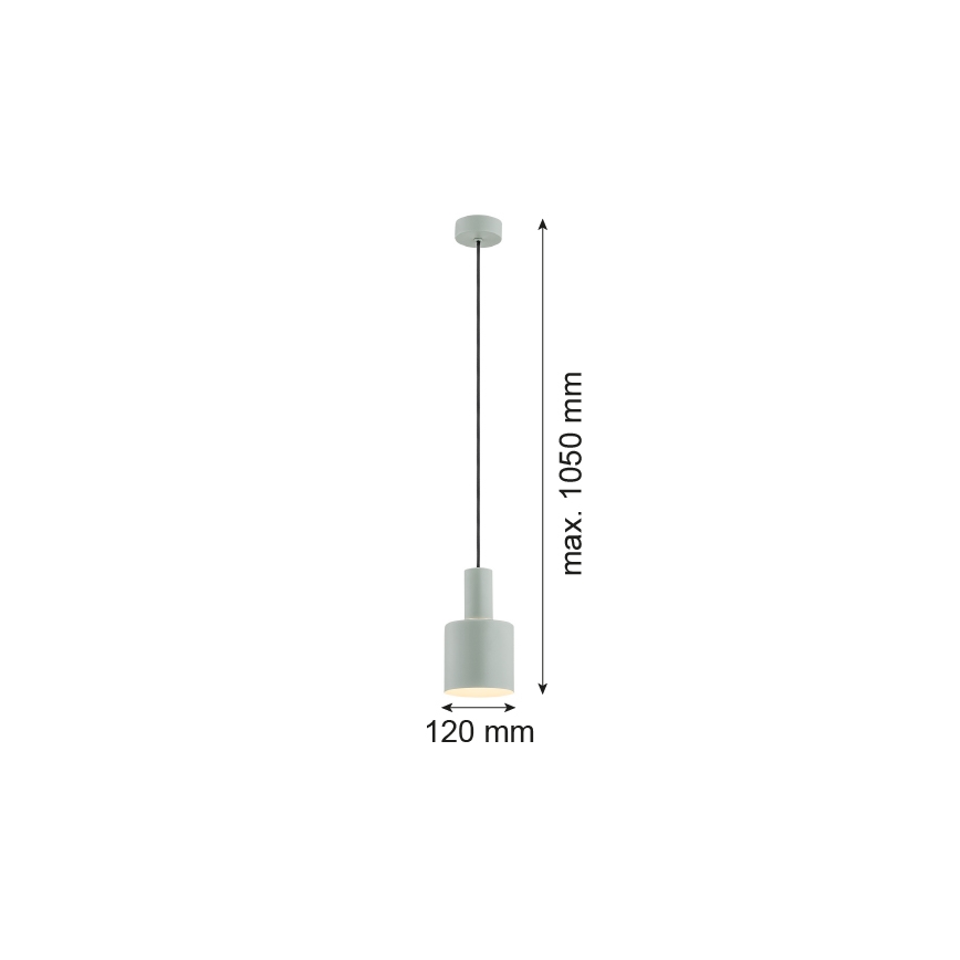 Argon 4217 - Suspension filaire SINES 1xE27/15W/230V d. 12 cm vert