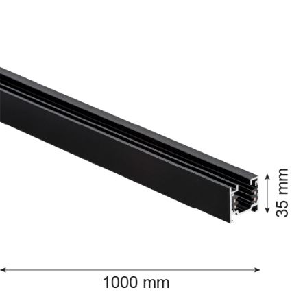 Argon 4370 - Système de rail 1 m noir