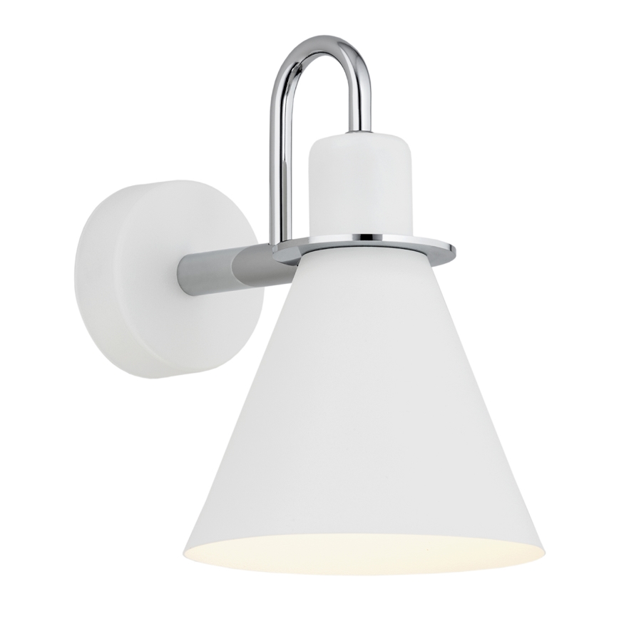 Argon 4705 - Applique murale BEVERLY 1xE27/15W/230V blanche/ chrome brillant