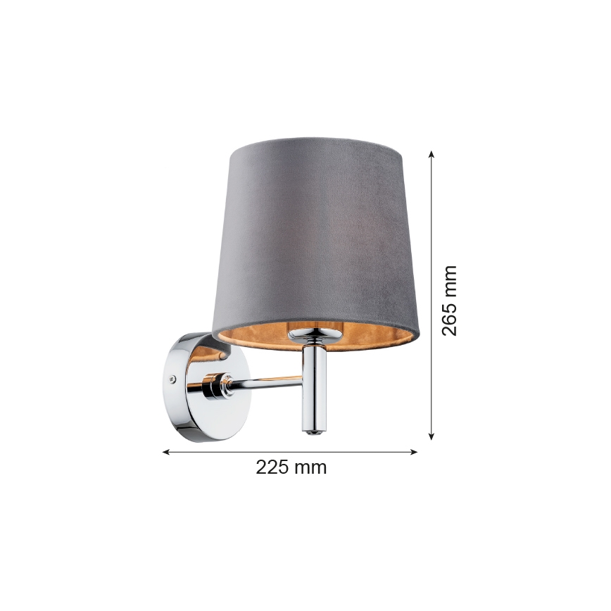 Argon 4725 - Applique murale BOLZANO 1xE27/15W/230V