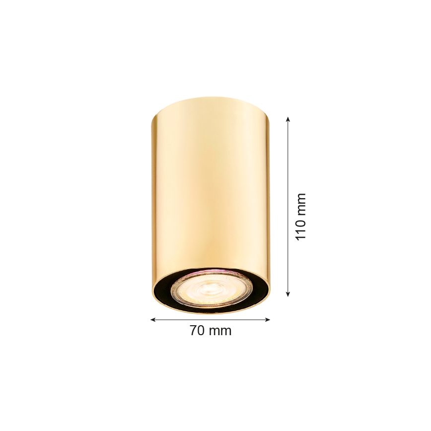 Argon 4759 - Plafonnier TYBER 1xGU10/5W/230V doré