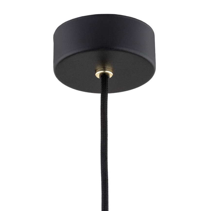 Argon 4905 - Suspension filaire MURANO 1xE27/15W/230V noir/doré