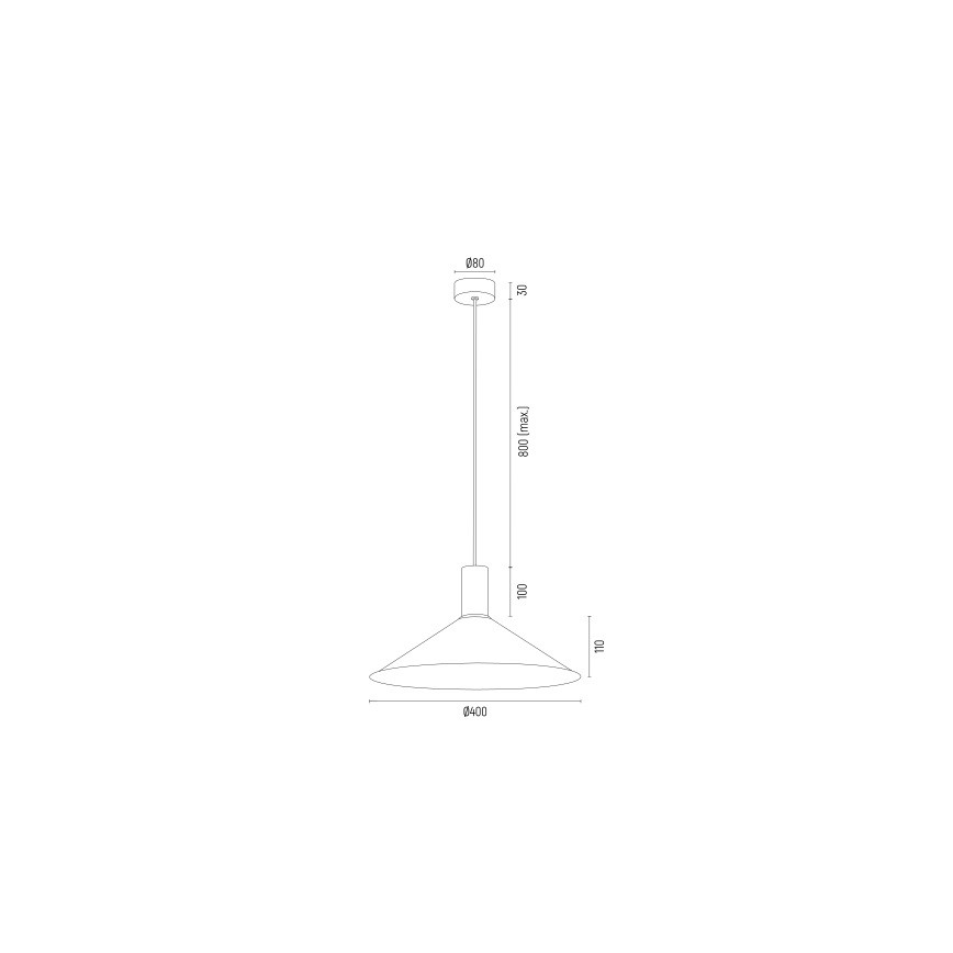 Argon 4912 - Suspension filaire MINORI 1xE27/15W/230V noir/doré