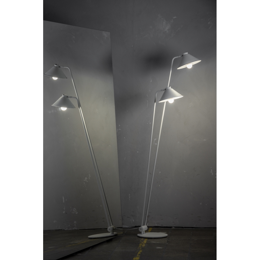 Argon 4997 - Lampadaire GABIAN 1xE27/15W/230V blanc