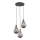 Argon 6105 - Suspension filaire OAKLAND 3xG9/6W/230V noir