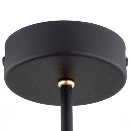 Argon 6150 - Lustre on a pole AMALFI 3xE27/15W/230V noir/blanc