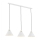 Argon 6173 - Suspension filaire ORTE 3xE27/15W/230V blanc