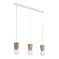 Argon 6357 - Suspension de salle de bains sur câble VOLANTE 3xG9/6W/230V IP44 beige