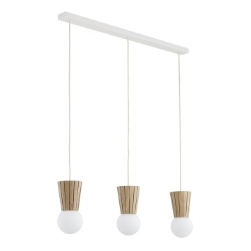 Argon 6357 - Suspension de salle de bains sur câble VOLANTE 3xG9/6W/230V IP44 beige