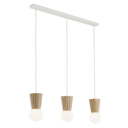 Argon 6357 - Suspension de salle de bains sur câble VOLANTE 3xG9/6W/230V IP44 beige