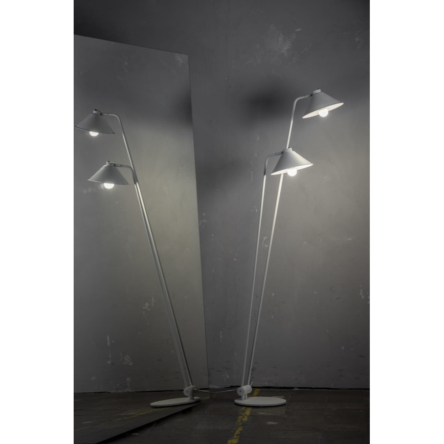 Argon 7074 - Lampadaire GABIAN 2xE27/15W/230V blanc