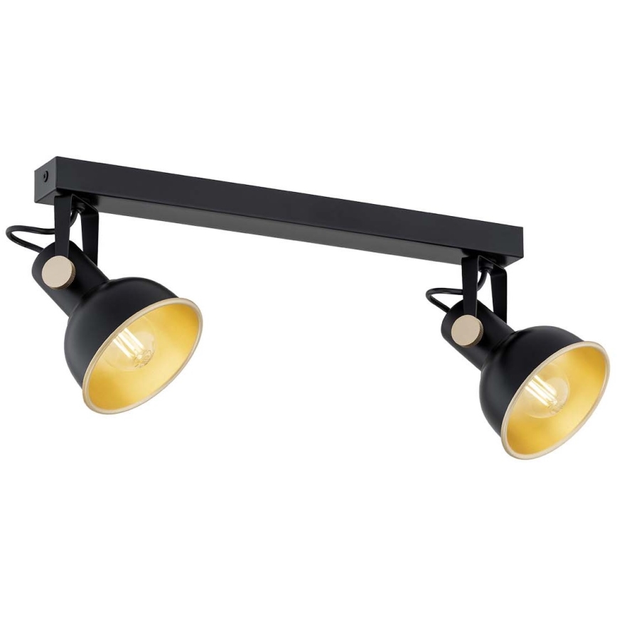 Argon 7142 - Spot LENORA 2xE14/7W/230V noir