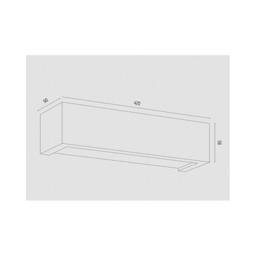 Argon 7169 - Applique murale CASERTA 2xE27/15W/230V 42 cm