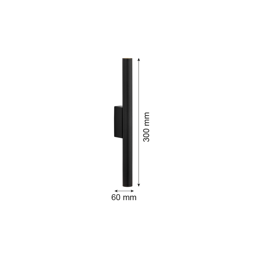 Argon 7222 - Applique murale GRECO 2xLED/4,2W/230V 3000K noir