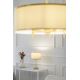 Argon 8047 - Lampe de table ABBANO 1xE27/15W/230V laiton/blanc