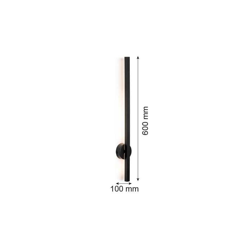 Argon 8052 - Applique murale LED ASSE LED/6W/230V noir
