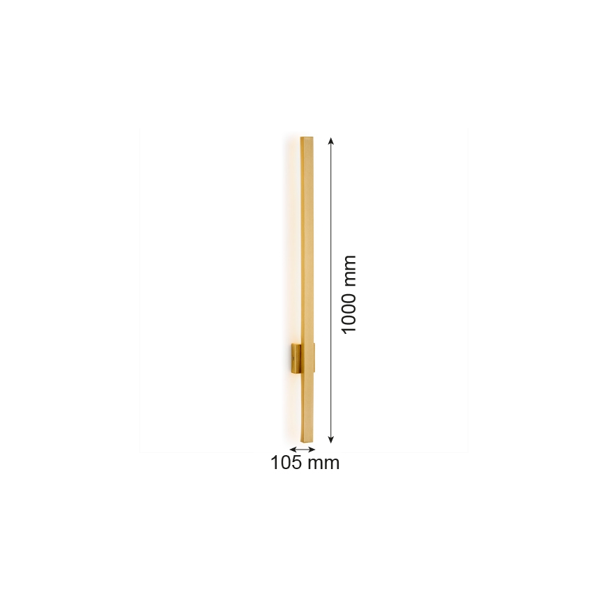 Argon 8053 - Applique murale LED ASSE LED/10W/230V doré
