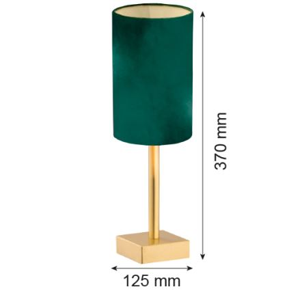 Argon 8108 - Lampe de table ABRUZZO 1xE14/7W/230V laiton/vert