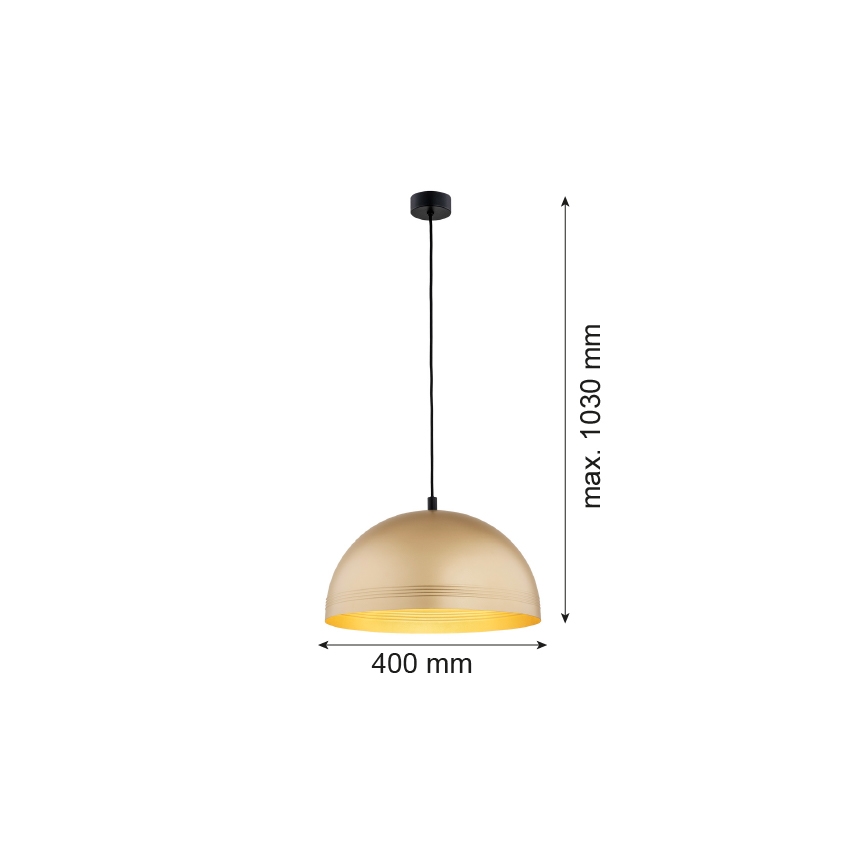 Argon 8245 - Suspension filaire BONITA 1xE27/15W/230V doré