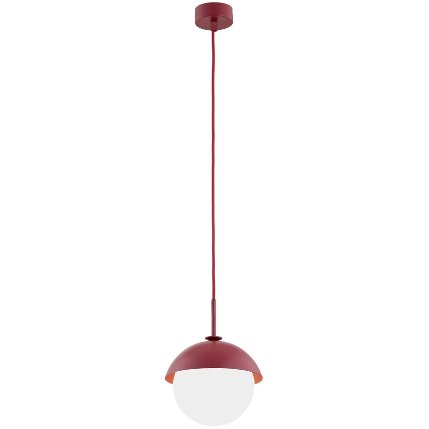 Argon 8296 - Suspension filaire CAPPELLO 1xE27/15W/230V rouge
