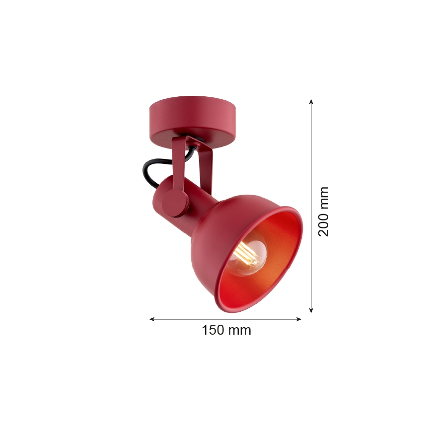 Argon 8298 - Spot LENORA 1xE14/7W/230V rouge