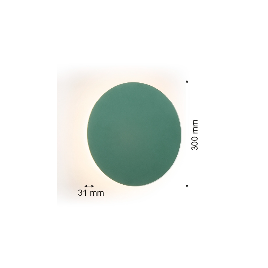 Argon 8325 - Applique murale LED OREGON PLUS LED/6W/230V 3000K 30 cm vert