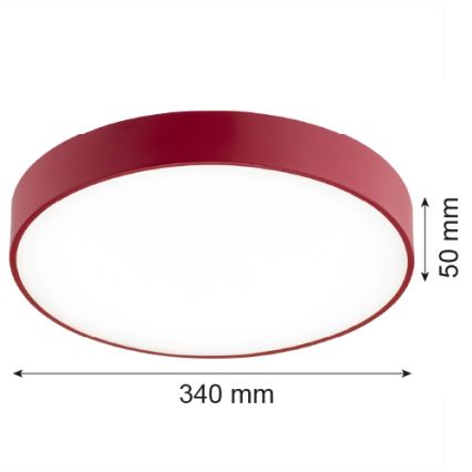 Argon 8334 - Plafonnier LED TIAMO LED/22W/230V 4000K rouge