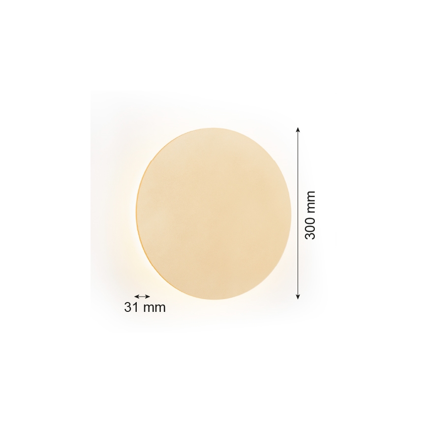 Argon 8352 - Applique murale LED OREGON PLUS LED/6W/230V 3000K 30 cm doré