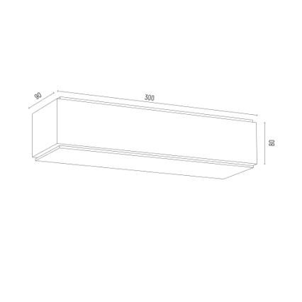 Argon 8366 - Applique murale CARLSON 1xE27/15W/230V 30 cm noir
