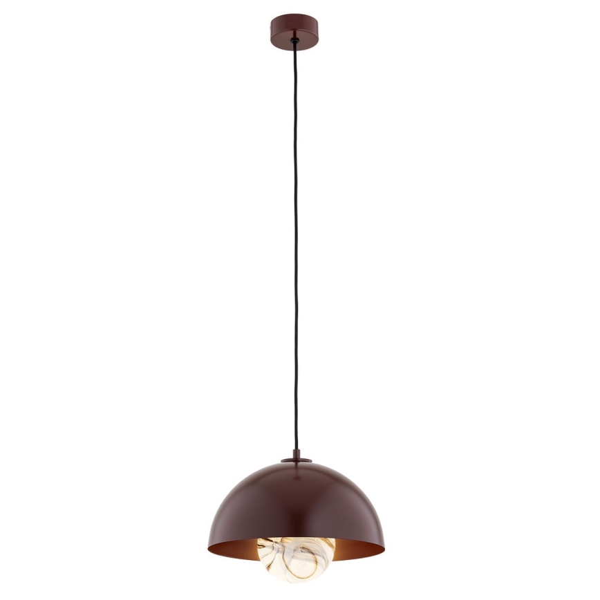Argon 8444 - Suspension filaire PIAVA 1xE14/7W/230V albâtre marron