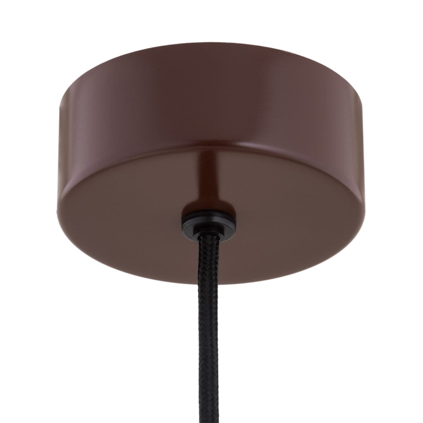 Argon 8444 - Suspension filaire PIAVA 1xE14/7W/230V albâtre marron