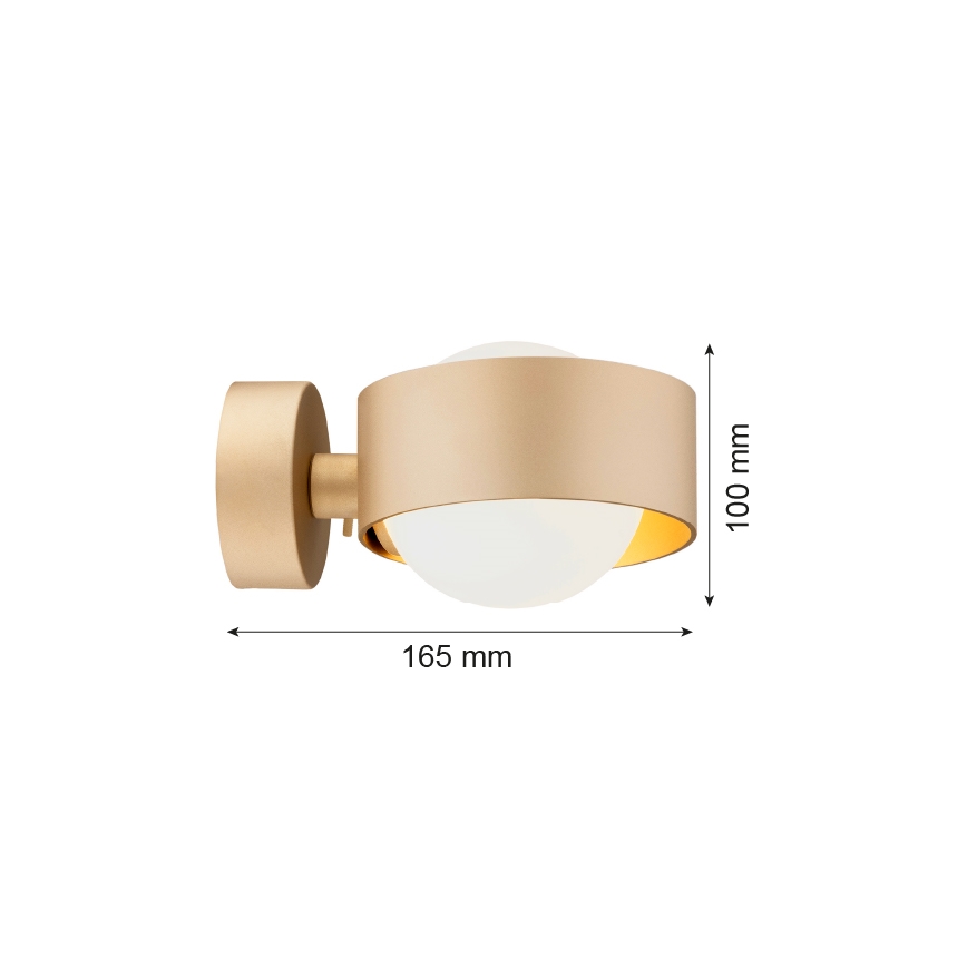 Argon 8567 - Applique murale salle de bain MASSIMO PLUS 1xG9/6W/230V IP44 doré