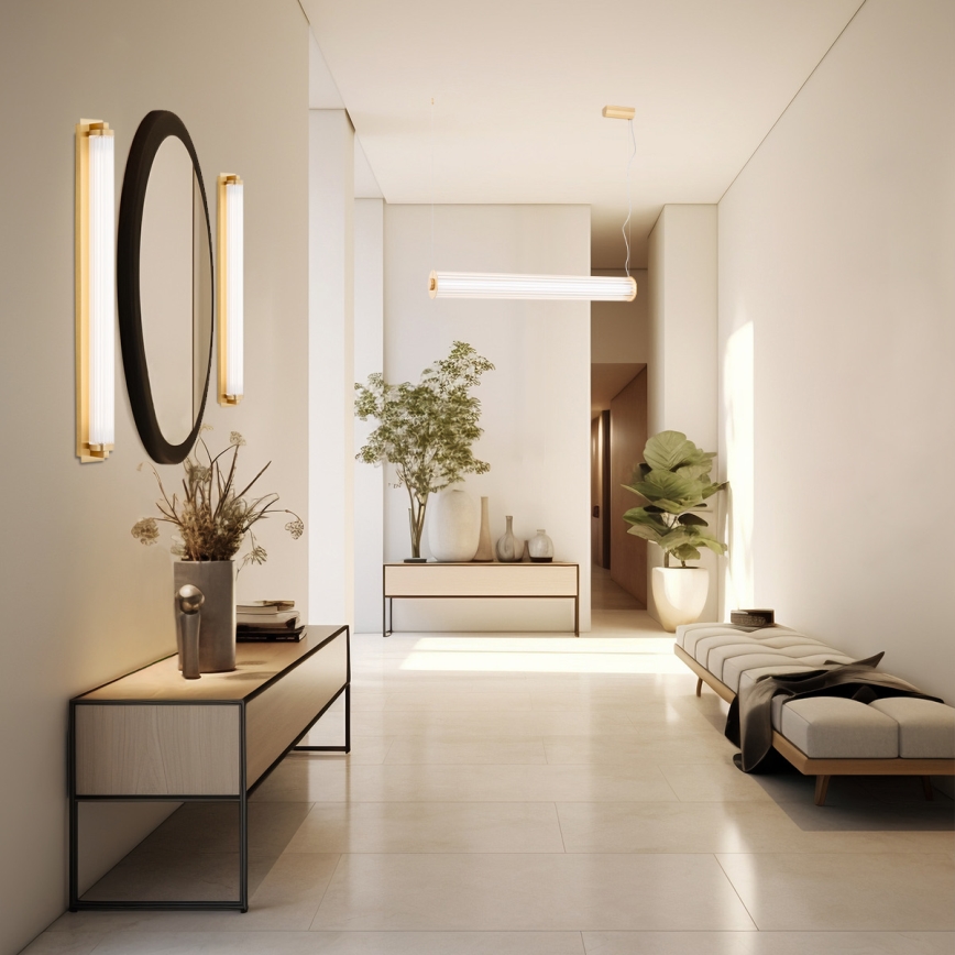 Argon 8622 - Applique murale HAMPTON LED/34W/230V 3000K laiton