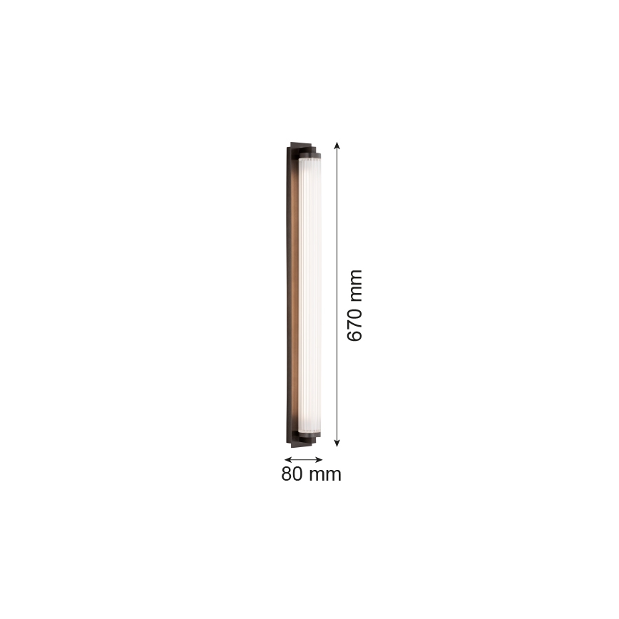 Argon 8623 - Applique murale HAMPTON LED/34W/230V 3000K noir