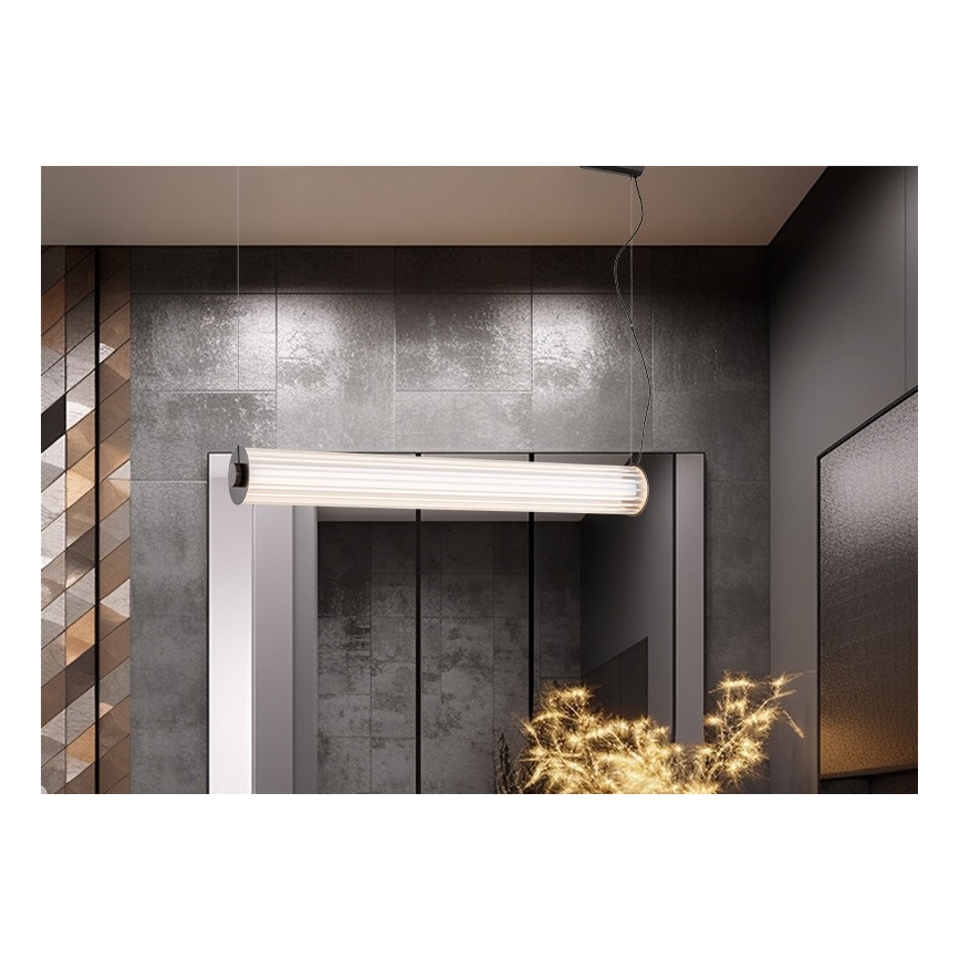 Argon 8625 - Suspension filaire HAMPTON LED/90W/230V 3000K 120 cm noir