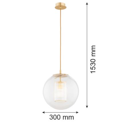 Argon 8626 - Suspension filaire HAMPTON 1xE27/15W/230V