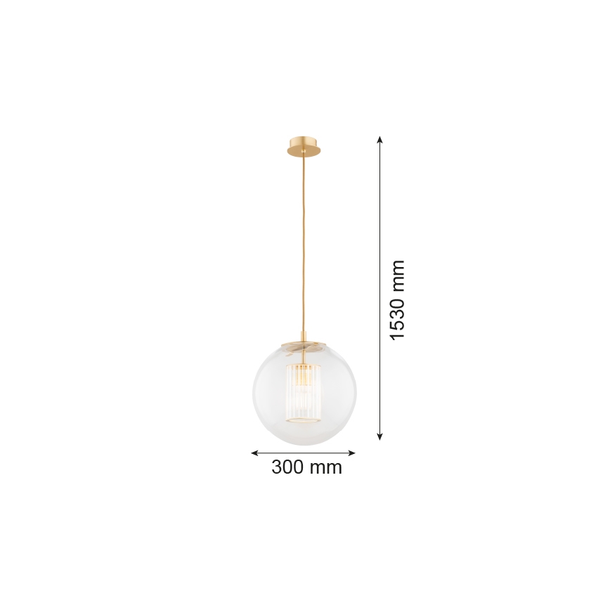 Argon 8626 - Suspension filaire HAMPTON 1xE27/15W/230V