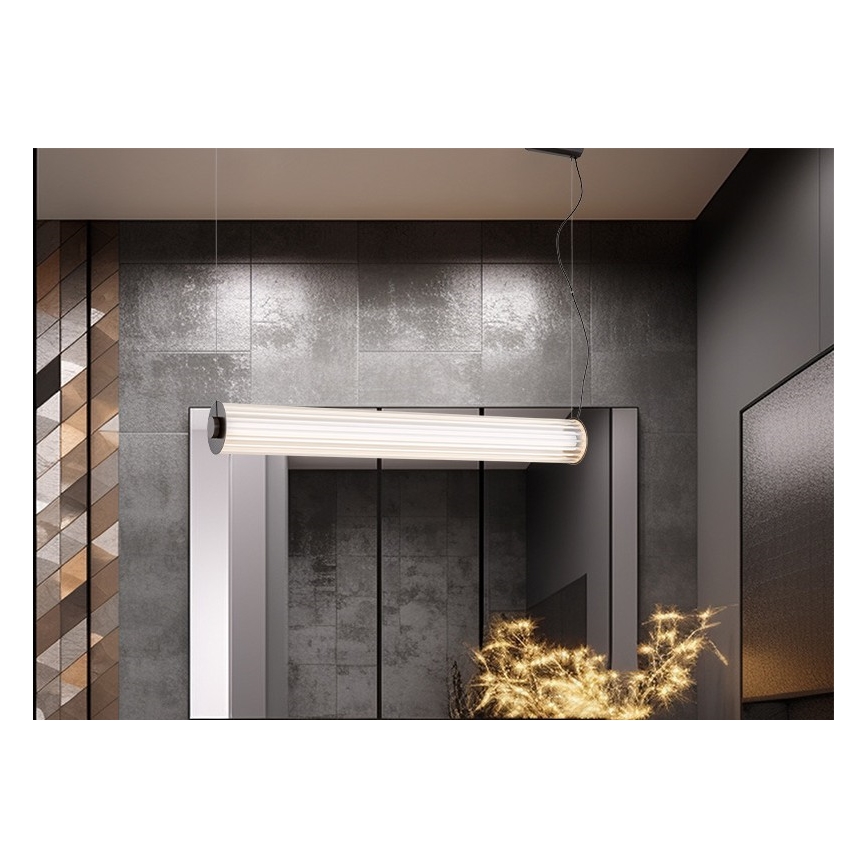 Argon 8628 - Suspension filaire HAMPTON LED/60W/230V 3000K 80 cm noir