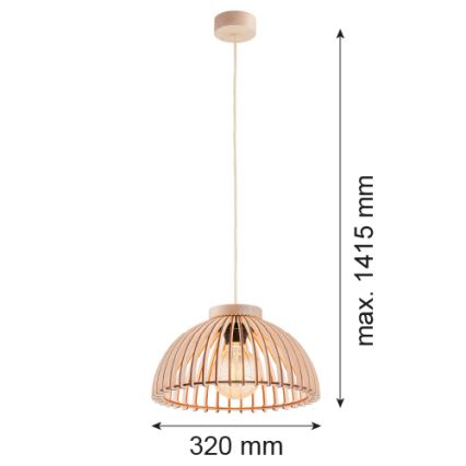 Argon 8633 - Suspension filaire TRE 1xE27/15W/230V