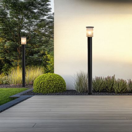 Argon 8750 - Lampe extérieur NORFOLK 1xE27/15W/230V IP44 124cm noir