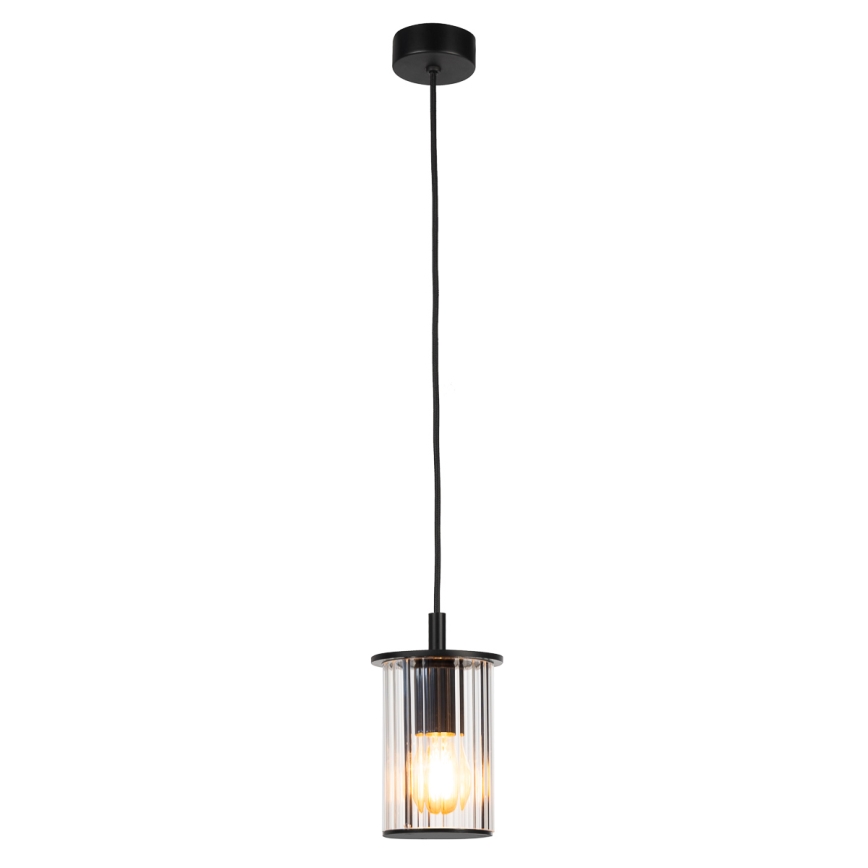 Argon 8751 - Suspension filaire extérieur NORFOLK 1xE27/15W/230V IP44 noir