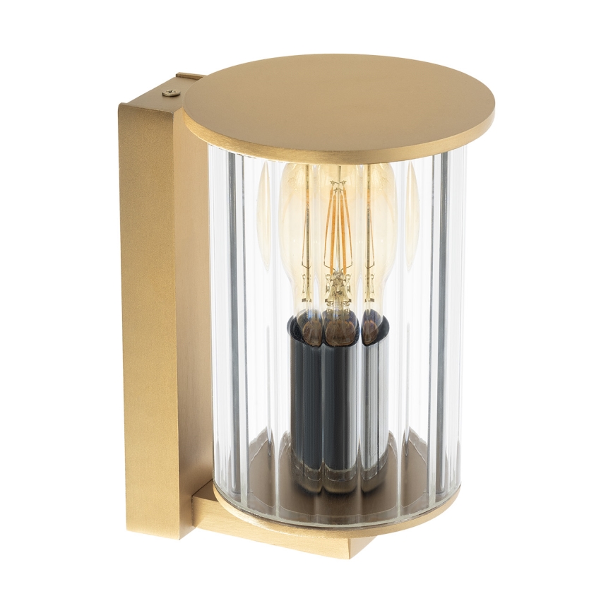 Argon 8752 - Applique murale extérieure NORFOLK 1xE27/15W/230V IP44 doré