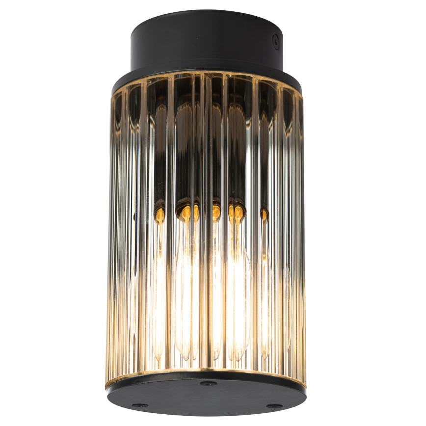 Argon 8773 - Plafonnier extérieur NORFOLK 1xE27/15W/230V IP44 noir