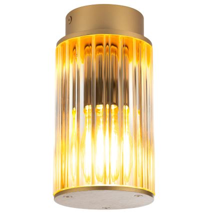 Argon 8774 - Plafonnier extérieur NORFOLK 1xE27/15W/230V IP44 doré