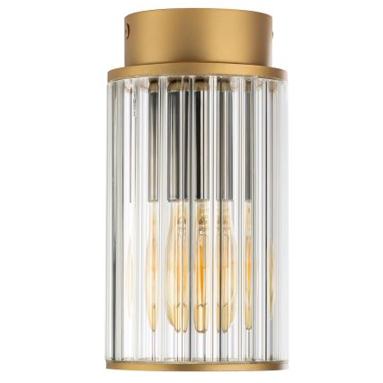 Argon 8774 - Plafonnier extérieur NORFOLK 1xE27/15W/230V IP44 doré