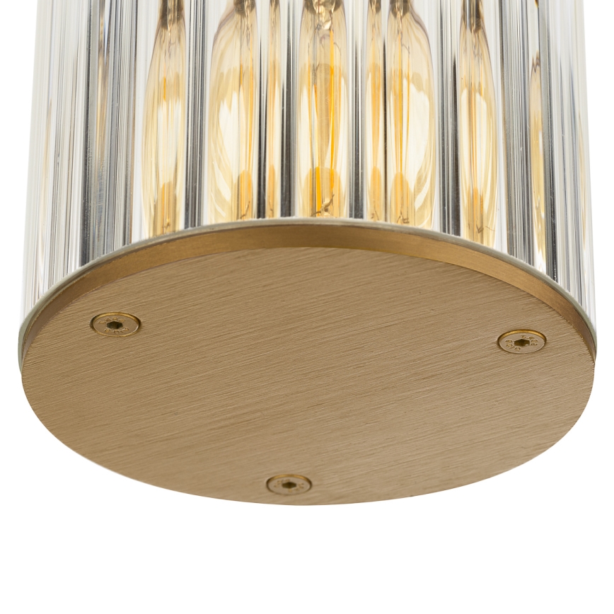 Argon 8774 - Plafonnier extérieur NORFOLK 1xE27/15W/230V IP44 doré