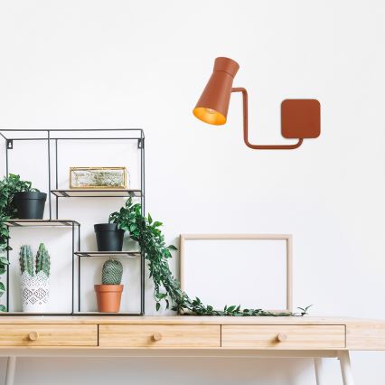 Argon 8882 - Applique murale LORD 1xE14/7W/230V terracotta