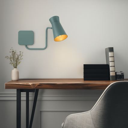 Argon 8883 - Applique murale LORD 1xE14/7W/230V grise