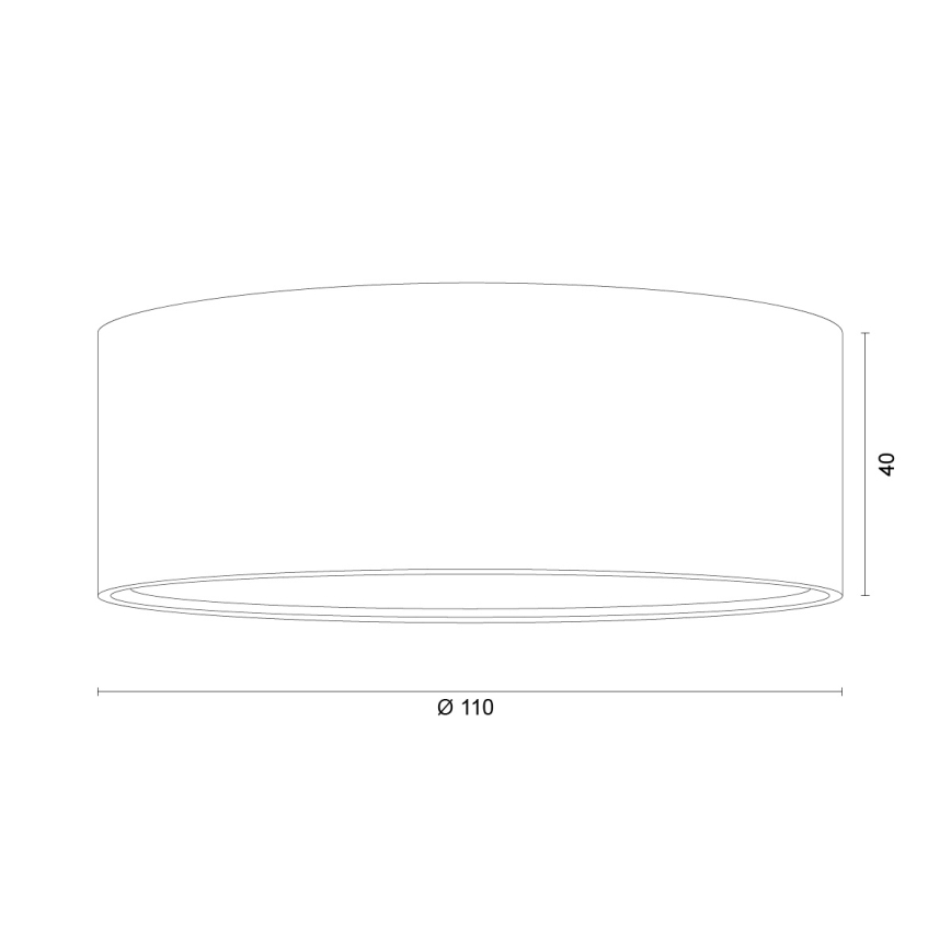 Argon 8904 - Plafonnier ELORA 1xGX53/7W/230V Ø 11 cm violet