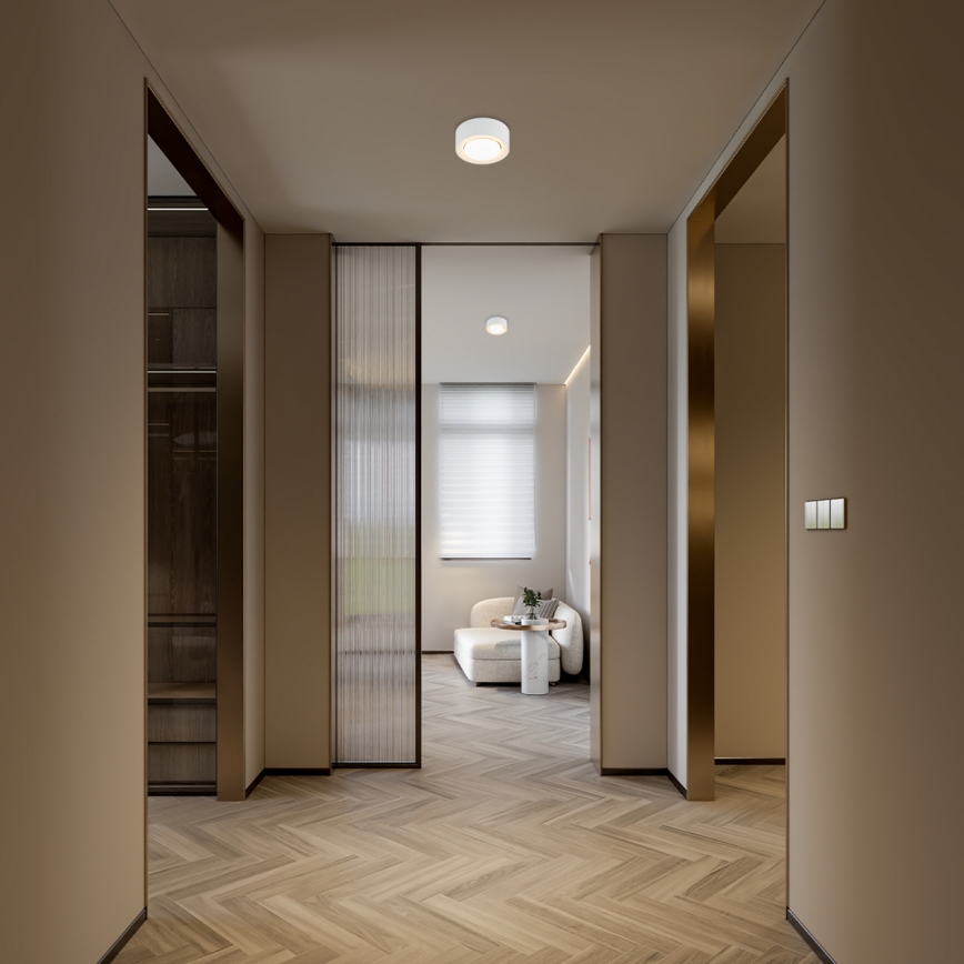 Argon 8915 - Plafonnier ELORA 1xGX53/7W/230V diam. 11 cm blanc